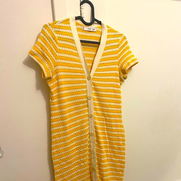Knitted Spring/Summer Mango dress size XS in perfect condition - Picture 5 of 5